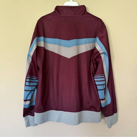 Vintage XL Gap Track Jacket Y2K Zip Up with Pockets Purple Blue Grey Fall Casual - Picture 5 of 11